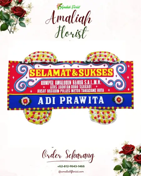 Papan Bunga Ucapan Selamat Pendopo